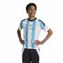 T-shirt de foot Adidas Messi Training Bleu Blanc