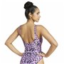 Maillot de bain femme Adidas Essentials Animal Print Rose