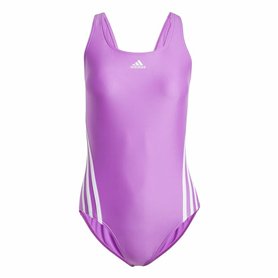 Maillot de bain femme Adidas 3 Bandas Violet
