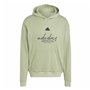 Sweat à capuche homme Adidas Brand Love French Terry Hoodie Vert Vert clair