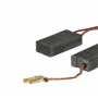 vhbw 2x balais de charbon 23 x 12,3 x 6,2 mm remplace Bosch 1 617 014 144 pour outil électrique, marteau piqueur