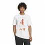 T-shirt à manches courtes homme Adidas España Campeones de Europa Blanc