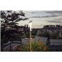 Gardena ClickUp! Lampe solaire: s’allume automatiquement lorsque l’obscurité tombe, à associer à la fixation pour balcon ClickUp
