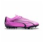 Chaussures de foot pour Enfants Puma Ultra Playt MG Rose Rose foncé