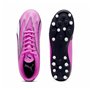 Chaussures de foot pour Enfants Puma Ultra Playt MG Rose Rose foncé