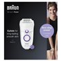 Épilateur électrique - BRAUN - SE 5-505P - 2 vitesses - Blanc