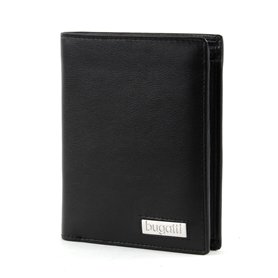 bugatti City Line Coin Wallet Combi Style 13CC Metal Logo Black