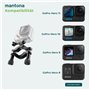 Mantona 20254 Fixation pour Tubes pour Caméscope GoPro 22-62 mm