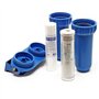 Naturewater NW-BR10B2 Double filtre Eau potable – 280 x 150 x 355 mm – 2 Étapes – 360 L/h – 3/4" / 26,16 mm – avec Cartouche PP 