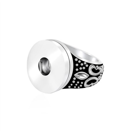 ANDANTE Bague Chunk pour boutons pression Chunks Click-Buttons - 18-20 mm - Compatible avec tous les fabricants de chunks