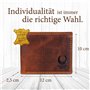 porte-cartes marron