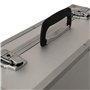 Mallette en aluminium (L x l x h) 45 x 32 x 17,5 cm - Couleur : argenté/aluminium