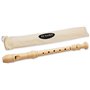 Kit de démarrage avec flûte à bec + manuel d'apprentissage : Flûte à bec soprano Tuyama TFS-06B en ABS robuste (doigté baroque) 