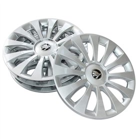 Skoda 5JA071455A Enjoliveurs (4 pièces) Enjoliveurs Costa 15 Pouces