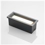 LED Applique extérieure Lachlain (Moderne) en Noir Aluminium (1 lampe,à), encastrable pour l’extérieur, applique mur extérieur/m
