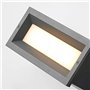 LED Applique extérieure Lachlain (Moderne) en Noir Aluminium (1 lampe,à), encastrable pour l’extérieur, applique mur extérieur/m