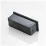LED Applique extérieure Lachlain (Moderne) en Noir Aluminium (1 lampe,à), encastrable pour l’extérieur, applique mur extérieur/m