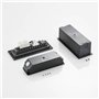 LED Applique extérieure Lachlain (Moderne) en Noir Aluminium (1 lampe,à), encastrable pour l’extérieur, applique mur extérieur/m