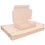 verpacking Lot de 50 cartons d'expédition DHL de qualité supérieure avec bandes adhésives et fil d'arrachage 350 x 250 x 80 mm M