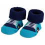 BRUBAKER - Chaussettes bébé - Lot de 4 Paires - Garçon 0-12 Mois - Coffret cadeau Naissance/Baptême - Fun Sneaker/Baskets