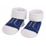 BRUBAKER - Chaussettes bébé - Lot de 4 Paires - Garçon 0-12 Mois - Coffret cadeau Naissance/Baptême - Fun Sneaker/Baskets