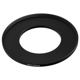 vhbw Bague d'adaptation de Filtre Step-Up de 49 mm vers 82 mm pour Objectif d'appareil Photo - Adaptateur