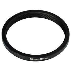 vhbw Bague d'adaptation de Filtre Step-Down de 52 mm vers 48 mm pour Objectif d'appareil Photo - Réducteur