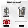 WilTec Équilibreuse de Roues Manuelle Portable – Hauteur de 57,5 cm, Diamètre de 29 cm – pour Moyeux de 3,8 à 10,2 cm – Balanceu