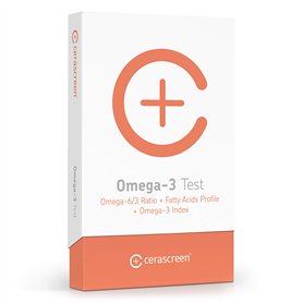 Kit de test d'oméga-3 par CERASCREEN - déterminer le taux d'oméga 3 et d'oméga 6 par analyse à domicile I Laboratoire Certifié I
