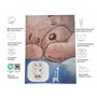 Theonoi Parure de lit complète pour enfant - Housse de couette 100 x 135 cm et taie d'oreiller 40 x 60 cm - En coton - Certifié 