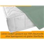 npluseins Drap plat sans élastique - Drap de ménage dans de nombreuses couleurs et tailles - 100 % coton - Environ 240 x 275 cm 