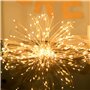 SALCAR Lot de 2 Guirlande Lumineuse Noël à 10M 100 LED et à piles en fil de cuivre pour éclairage intérieur et extérieur, chambr