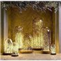 SALCAR Lot de 2 Guirlande Lumineuse Noël à 10M 100 LED et à piles en fil de cuivre pour éclairage intérieur et extérieur, chambr