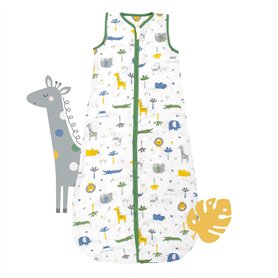 Slumbersac gigoteuse été pour enfant 0.5 Tog 130 cm en mousseline de bambou