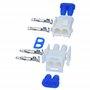 Kalitec KALI-1102 MATE-N-LOK Kit universel 2 broches avec contacts et joints IP 57 I Fiche électrique blanche I Polyamide 6.6 I 