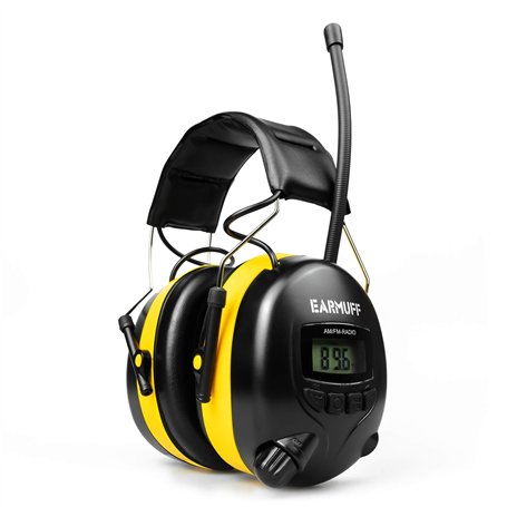 Casque antibruit « EARMUFF » et casque audio - Radio AM/FM