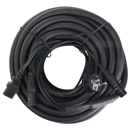 Pronomic Stage EUIECX-15 Connecteur de Câble Hybride Schuko à la Prise IEC