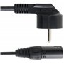 Pronomic Stage EUIECX-15 Connecteur de Câble Hybride Schuko à la Prise IEC, XLR/XLR 15m