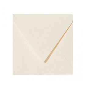 25 Enveloppes carrées (120g) Couleur: Zartcreme 150 x 150 mm x 15 15 cm très bonne qualité