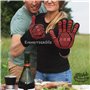 OverGrill Gants pour Barbecue – Protection Contre la Chaleur et Les éclaboussures: 2 maniques pour Barbecue Pratiques avec revêt