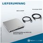 techPulse USB 3.0 3D Externe Blu-Ray Graveur Lecteur Portable Slim BD DVD CD Drive Odd Superdrive Rom Blueray Compatible Windows