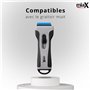 miaX Lames de Rechange en Plastique pour Grattoir Universel, avec boîte pratique – nettoyage doux pour surfaces sensibles – comp