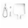 Tool Jungle Lot de 2 crochets de balançoire carrés 9 x 9 cm – Crochet lourd et fixation à poutre – Pour la stabilité des balanço