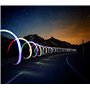 PRECORN Lot de 2 Poi Lumineux à LED Multicolores pour araignées, balançoires, Danse du Ventre