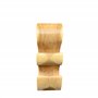 FaHome Casier à vin debout en bois massif (50/70/100 x 27 x 18 cm) - Porte-bouteille en bois massif (6 bouteilles - 50 x 27 x 18
