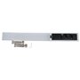 BOLD Barre à LED (éclairage sous plan de cuisine/éclairage sous meuble) avec 2 prises de courant (1750 lumens | 18 W | éclairage