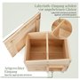 wildlife home Maison pour hérisson en bois avec fond et toit en bœuf résistant aux intempéries I Mangeoire pour hérisson I Prote