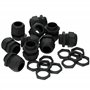 Lot de 10 presse-étoupes Kalitec M25 en plastique de 8