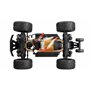 Amewi Bleu, Orange Brushed 1:20 Véhicule RC débutant électrique Monstertruck 4 Roues motrices (4WD) prêt à fonctionner