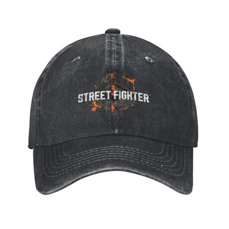 ECUXSRHN Casquette de Baseball en Coton lavé Casquettes Amusantes avec Logo Vieilli de Street Fighter 6